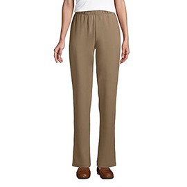 Lands' End Women s Sport Knit Pants Rich Camel Regular Large