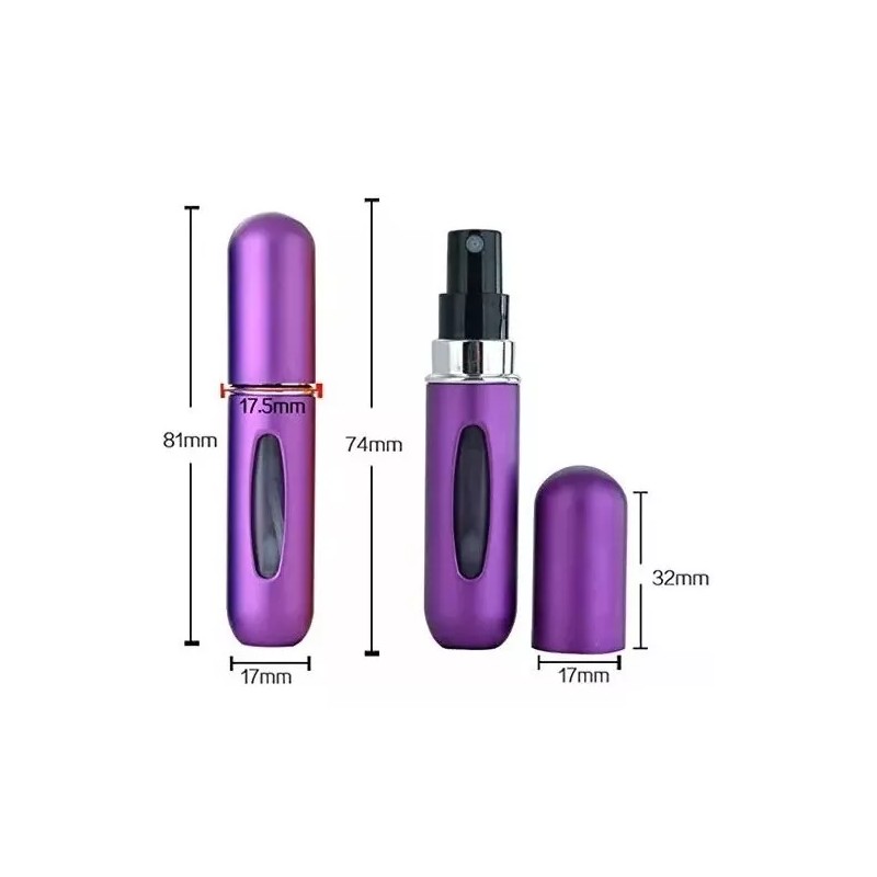 JM CAR VISION Pack De 3 Perfumeros Recargable, Rellenables Para