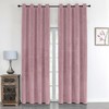 BEAUTEX Velvet Blackout Curtain with Eyelets 140 x 145 cm