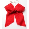 CaPiSo Pack of 4 Jute Bows 14 x 16 cm