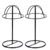 sourcing map Metal Hat Display Stand 2 Pack Tabletop Hat