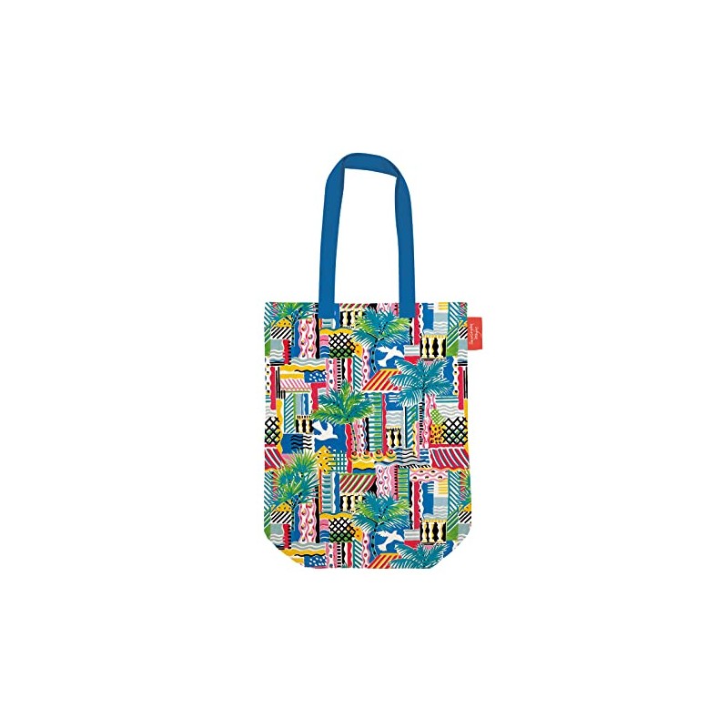 Sarah Campbell Cote D'Azur Organic Cotton Canvas Tote Bag