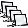 Yolovis Flood Lights Outdoor,100W 10000LM Super Bright LED Work Flood
