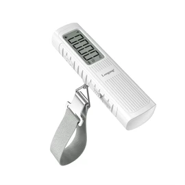 Longang Portable Handheld Luggage Scale, NO Battery Needed, 110lbs/50kg Digital Hanging Scale for Luggages, Suitcases, Backpacks & Bags, Easy Weighing for Travel (White)