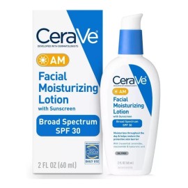 Cerave Crema Hidratante Facial Niacinamida Ácido Hialurónico Protector Solar 60ml
