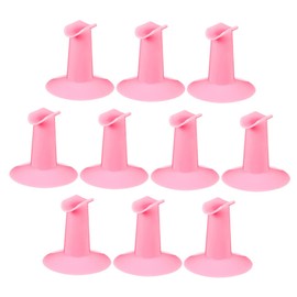 GLEAVI 10pcs Finger Support Holders for Nail Art Ergonomic Nail Rests for Manicure Comfortable Finger Stabilizers