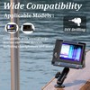 LOKTENWO Aluminum Alloy Fish Finder Mount, Marine Electronic Mount