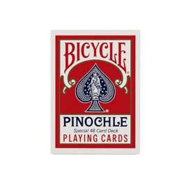 Bicycle Pinochle - Cartas de Juego, índice estándar, 1 baraja