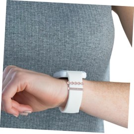 MERRYHAPY Unique Strap Decorative Nails Metal Watch Band Ring Charms for Smartwatch Band