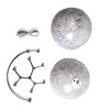 Moon Globe, Touch Light, Globe Diam. 20 cm/7.9 inches, Warm