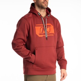 KLIM Men's Zone Pullover Hoodie - Size 2X - Cabernet - Fiery Red