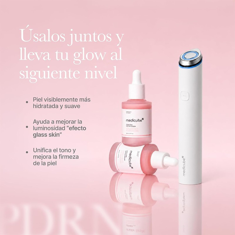 MEDICUBE PDRN Pink Glow Booster Set: Sérum y Dispositivo AGE-R