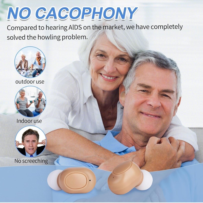 CIS Hearing Aids, Miniature Hearing Amplifiers for Adults with Noise