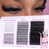 Lash Clusters Kit with Spikes Wispy Lash Extension Kit with