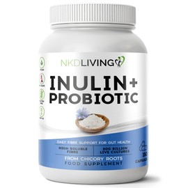 NKD Livng Inulin and Probiotic Fibre, 150 Capsules