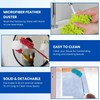 HOMESHOPA Microfiber Extendable Dusters, 3Pk Reusable Dusting Brush with Telescoping