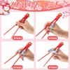 Nuanchu 6 Pairs Training Chopsticks for Beginners, Cute Tableware Reusable