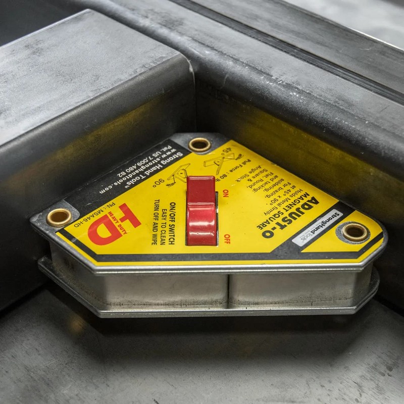 Strong Hand Tools MSA46-HD Adjust-O Heavy Duty Magnet Square, On/Off