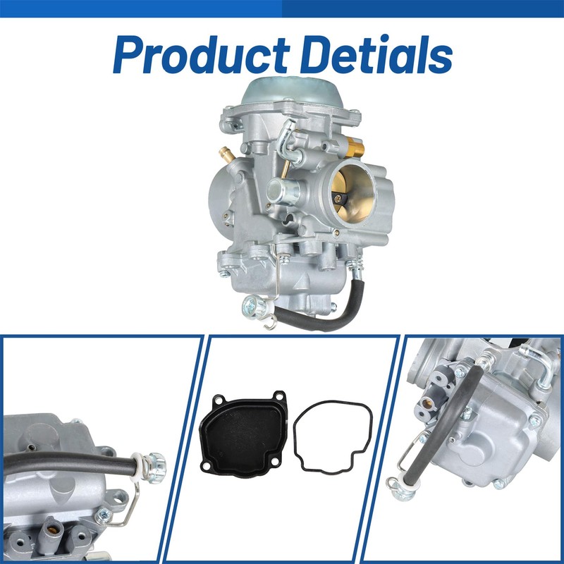 WFLNHB Carburetor Carb 13200-19B92 Replacement for Suzuki King Quad 300