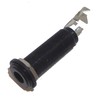 Long body barrel type guitar jack socket