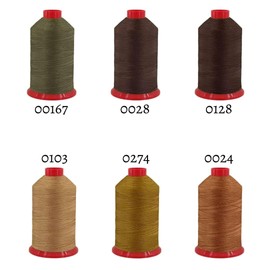 HT - Filato di pelle/filato per selleri/jeans J20, spessore 20, 500 m, colore: 0026 - marrone chiaro