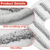 GFRED 3Pcs Mop Pads Replacement Microfiber Compatible With Vileda Spin