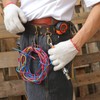 TOURBON Adjustable Tool Belt Hanging Hooks Hammer Hatchet Holder Tape
