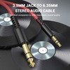 OneOdio 6.35mm to 3.5mm AUX Audio Cable Studio Pro DJ