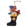 Kurt Adler Firefighter's Boot Christmas Ornament