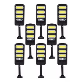 Importeek 10pz Lampara Solar Reflector Luz Led Jardin Exterior Sensor