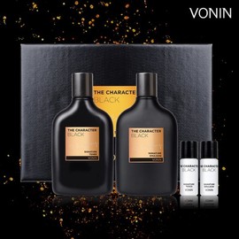 Bonin LG생활건강보닌 더캐릭터 블랙 남성기초화장품 2종기획(스킨1로션1) LG Household & Health Care Bonin The Character Black Men's Skincare Set (1 Skin, 1 Lotion)