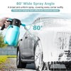 VAXMAY 68oz/2L Electric Foam Sprayer, 60PSI Battery Powered Car Foam