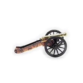 Revolutionary War English 6 Pounder Field Gun Cannon 5-1/4" Long