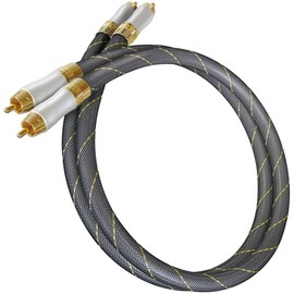 High-end stereo RCA cable 2x0, 2x2 6m gold, 5mm ²