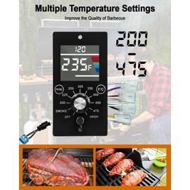Digital Control Board Kit Fit for Pit Boss Tabletop Wood Pellet Grills Mahogany 150PPS, Digital Thermostat Controller Board with RTD Temperature Sensor Probe