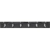 HIGH & MIGHTY 515757 Coat Rack 6 Hook Rail, Easy