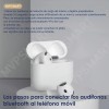 Auricular Inalámbrico Mvpsmart Wireless Headset R60s Bluetooth Color Blanco