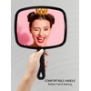 OMIRO 10.3" L x 7.4" W Hand Mirror, All Black
