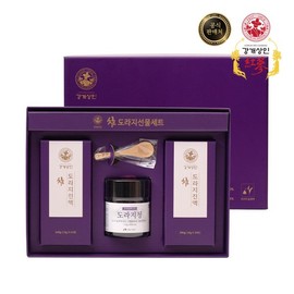 e강개상인 도라지 세트(스틱20포와 진액) 3년근 환절기 목 건강에 참 좋아요 eKang Gae Sang In Doraji Set (20 Stick Packs and Extract) 3-Year-Old Great for Throat Health in Transition Seasons