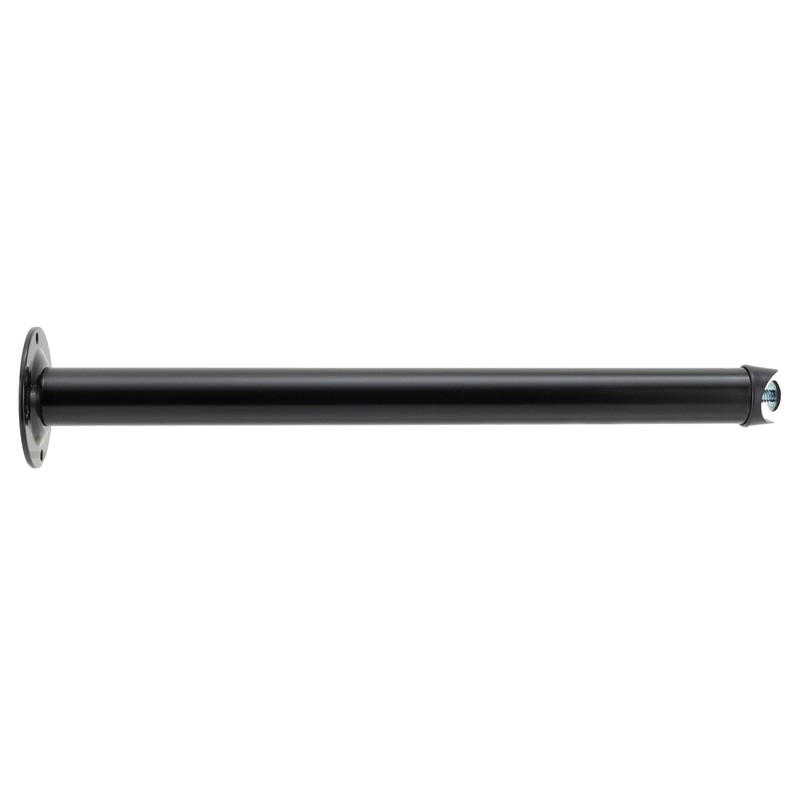 ToughGrade Black RV Ladder Assembly with Tube and Brackets