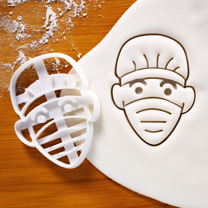 Surgical Face Cookie Cutter 1 Piece. Bakerlogy