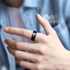 Black Stainless Steel One Piece Ring Anime Rings for Men