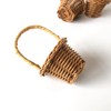 6 Pcs Small Rattan Baskets Craft Woven Baskets Mini Basket