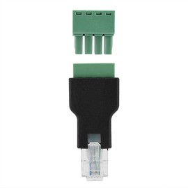 TICFOX RJ11 Verteiler, RJ11 Stecker auf 4 Poligen Schraubanschluss Adapter, Stabile Signalübertragung für Telefonanschlüsse