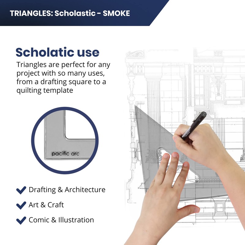 Pacific Arc's Scholastic Triangle - 12 inch - Fluorescent -