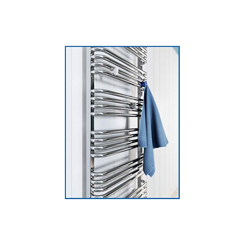 Yo! Towel Rail for Bathroom Radiators Pack of 4 (Black)