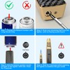 ZQMW Torch Lighter, Butane Lighter, Adjustable Big Jet Flame Butane