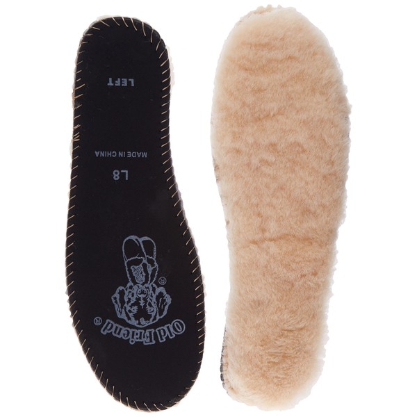 Old Friend Women's Slipper Insoles Moccasin, Cream, 12 M US