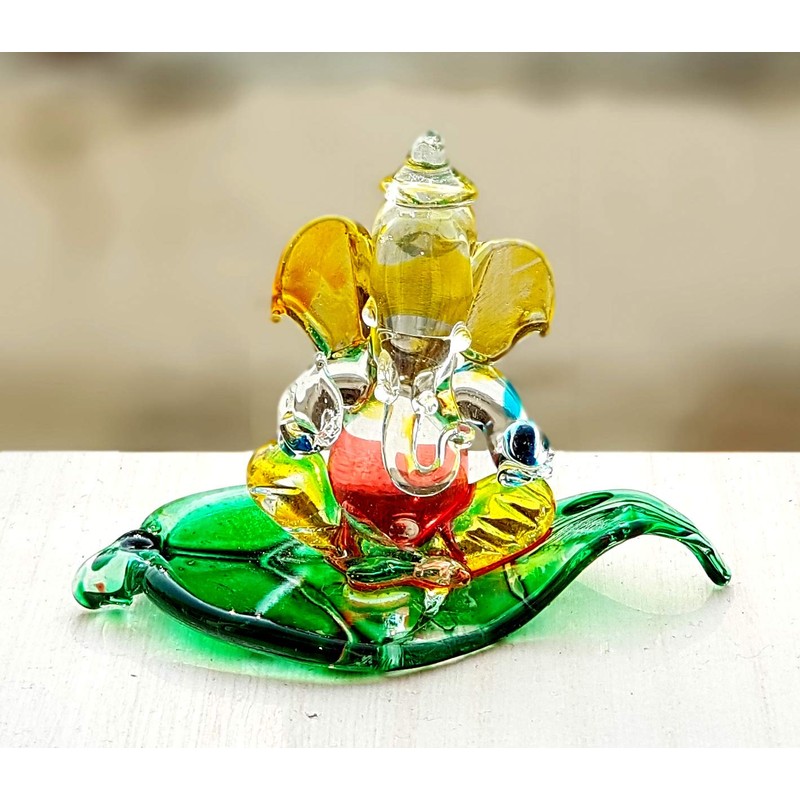 StonKraft ガネーシャ ガネーシャ ムルティ アイドル 像 彫刻 (2.5インチ) カーダッシュボードアイドル |