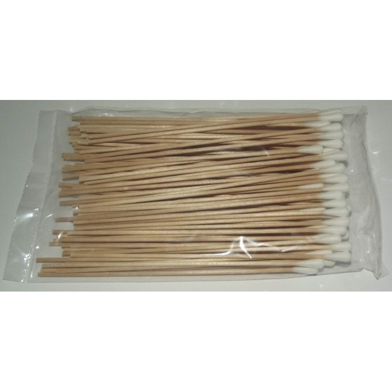 200 Cotton Buds a Wood 15 cm Long Non-Sterile Cleaning